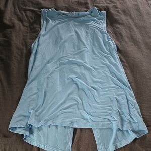 Sleeveless Blue Women's Top